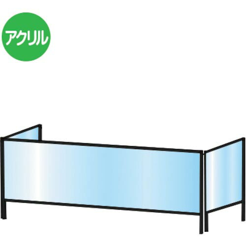 【SALE通貨価値】TOKISEI ( 不易流行精工 ) ブラックパーテーションスタンド三面450X1100 ( BHBP3F450X1100 ) 【製造業者取寄】