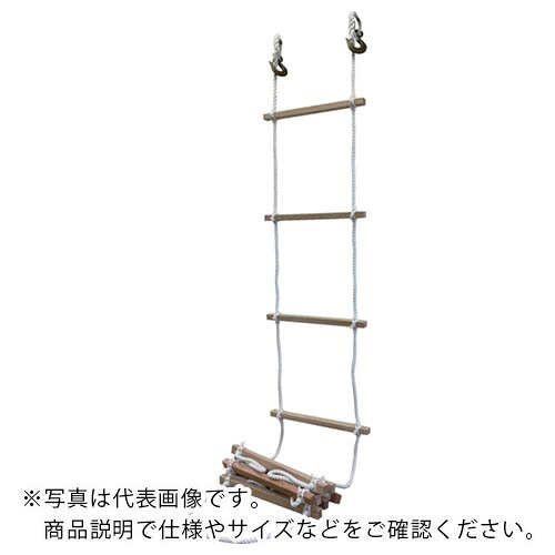 高木 ( 高木綱業 ) 避難用縄梯子12mm&times;5m ( 29-0101 )｜配管材料プロ トキワ