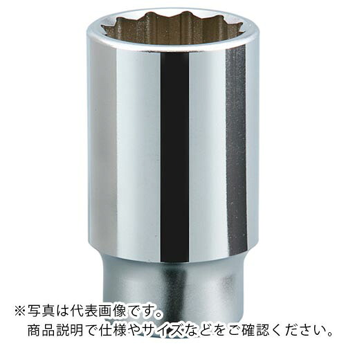 KTC ( 京都機械工具 ) 19.0sq.ディープソケット(12角) 60mm ( B6L-60W )
