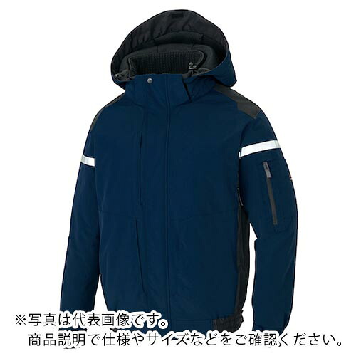 アイトス フルハーネス対応防寒ブルゾンネイビー3L ( AZ8976-008-3L )|配管材料プロ トキワ