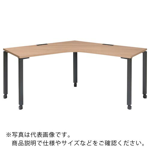 トヨスチール ( トヨセット ) 120°型ブーメランデスク キャスター脚タイプ 天板色ホワイト ( NTS-120LCWW ) トヨセット(株) 【メーカー取寄】