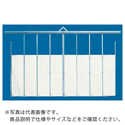 ゲート工業 単管取付ミニパネルゲート 高さ4.5mX間口9.9m シートパネル ( SG-3S-99 ) ゲート工業(株) 【メーカー取寄】