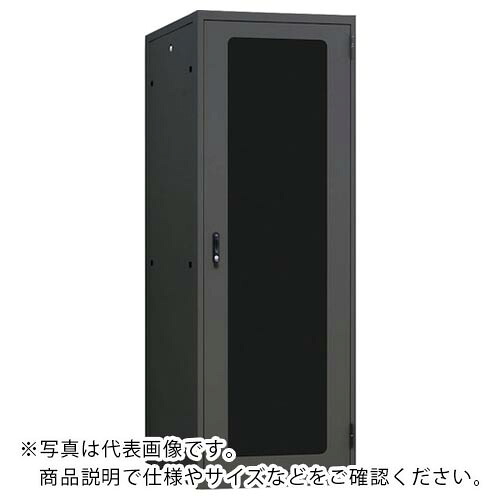 摂津金属工業 ネットワークラック SNR2シリーズ ブラック 600×1800×800 ( SNR2-37U6080NB ) 摂津金属工業(株) 【メーカー取寄】