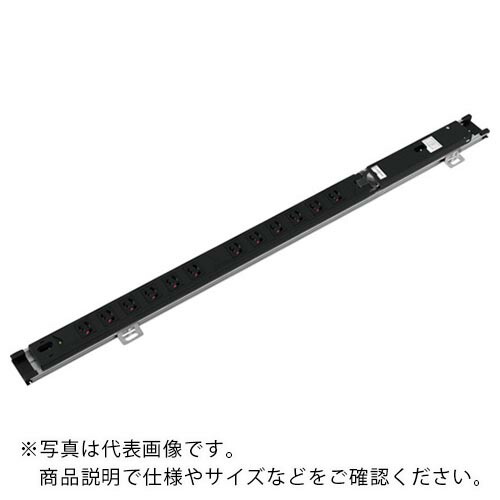 SANWA ( サンワサプライ ) 19インチサーバーラック用コンセント(20A) ( TAP-SV209BN ) サンワサプライ(株) 【メーカー取寄】