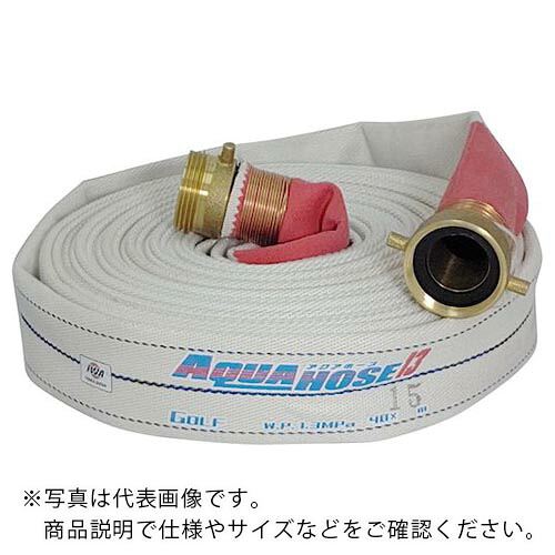 IWA ( 岩崎製造所 ) 散水/消防用 1.3MPa 導管 ゴルフ (内面天然ゴム引っ張ること)金管楽器製ANSI式金具付(銅線巻) ( 01GLF6520AN-S ) (株)岩崎製造所 【製造業者取寄】 その他-花・ガーデン・DIY