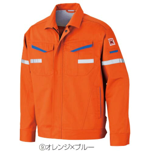 Max ( アリオカ ) Dyna 高視認防炎ジャンパー ( MD6600R-L-OR ) (株)アリオカ 【メーカー取寄】