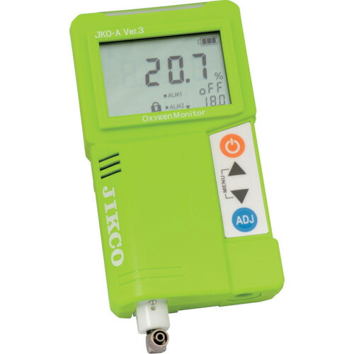 【SALE通貨価値】ジコー ( イチネン製造所 ) O濃さ計(検知器内蔵型、エルボ型熱電子管あと継ぎ付) ( JKO-AML3 ) 【製造業者取寄】