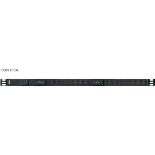 ATEN ( ATEN ) ベーシックPDU/0U/100V/30A/NEMAタイプ 16ポート/サージ保護回路付き ( PE0316SA ) ATENジャパン(株) 【メーカー取寄】