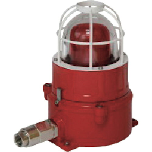 島田 ( 島田電機 ) 防爆型LED警告灯(回転)DC12~24V 赤色 防塵防水IP54 ( IECW-M1R-R )