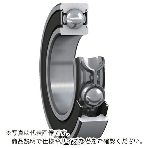 SKF ( 日本エスケイエフ ) 単列深溝玉軸受 軸受両端当たること判子 口径70mmX外径125mmX幅31粍 ( 62214-2RS1 )