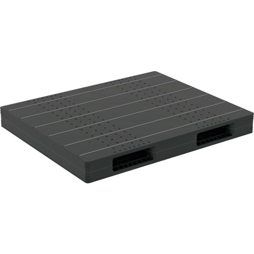 サンコー ( 三甲 ) リサイクルプラスチックパレット 816100 R2-115140F 黒いこと ( 81610001BKRCP ) 三甲(株) 【製造業者取寄】 その他-DIY・工具-花・ガーデン・DIY