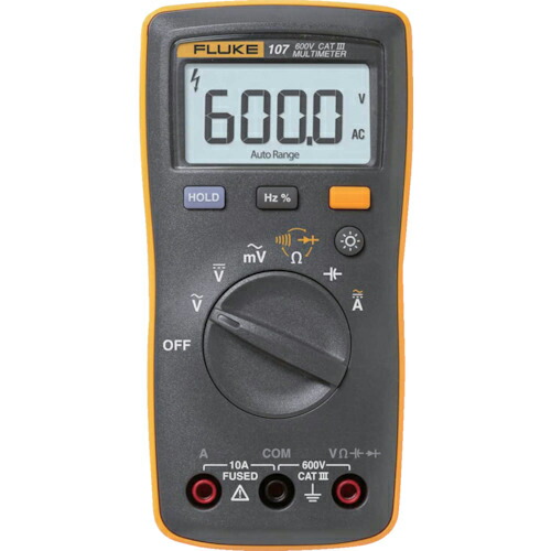 【SALE通貨価値】FLUKE ( フルーク ) ポケットサイズ・マルチメーター(うしろ側点火装置付) ( 107 )