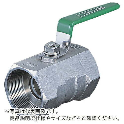 inoc ( イノック ) ねじ込みボールバルブ 全長100.0mm 呼び径(A)50 ( 316SRVM50A )