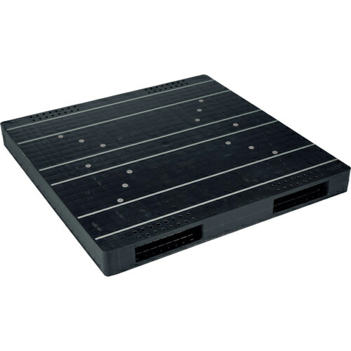 RISU ( 岐阜プラスチック工業 ) リサイクルパレット 575780 JCK-R2・150150両面二方差し自動倉庫対応 黒 ( JCK-R2-150150 BK ) 岐阜プラスチック工業(株) 【メーカー取寄】