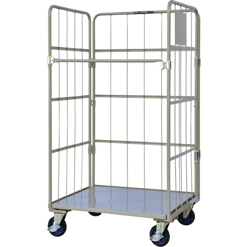ワコーパレット 床板スチール製カゴ車 950x800x1700 ( WK6-95 )|配管材料プロ トキワ