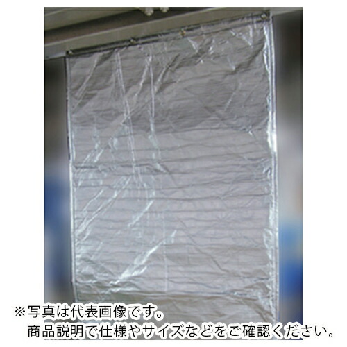 菊地 ( 菊地シート工業 ) 両面アルミガラスクロス耐炎フェルト縫製品90×190 ( DAGH090190 )