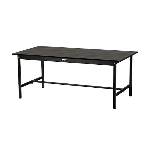 ヤマテック ( 山金工業 ) 軽量作業台 ワークテーブル ブラックシリーズ 固定式 荷重150KG W1800×D900×H740 ( SUM-1890-MB )