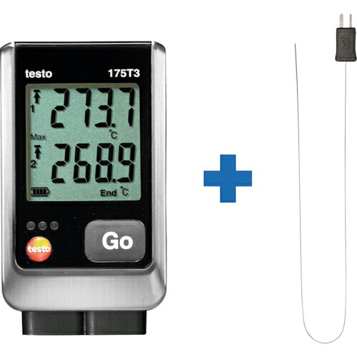 TESTO ( テストー ) testo175T3 1000℃対応熱電対ロガーセット ( TD20-175-01 ) 【メーカー取寄】