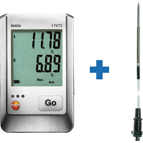 TESTO ( テストー ) testo176T2 超冷ややかさ冷凍器用ロガー仕かける ( TD20-176-01 ) 【製造会社取寄】