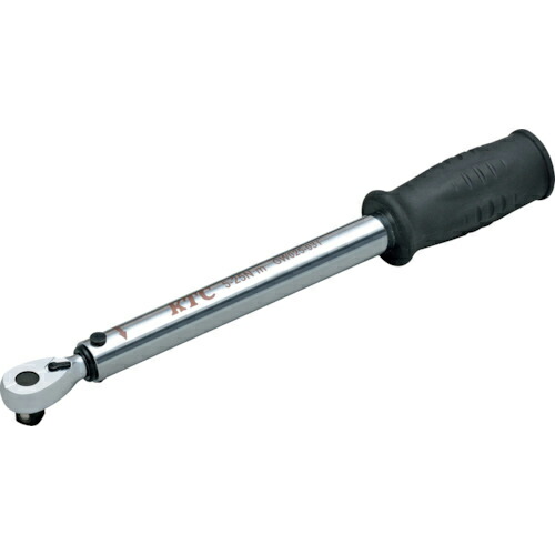 KTC ( 京都機械工具 ) 9.5sq.プレロック型トルクレンチ トルク調整範囲5~25N・m 全長271.7mm ( GW025-03T ) 京都機械工具(株) 【メーカー取寄】