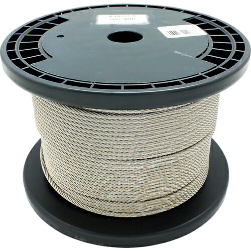 【SALE必要経費】WAKI ( 和気製作 ) ステンワイヤーロープ 7X7STN 3.0X100M ( 13579100 ) 【製造業者取寄】