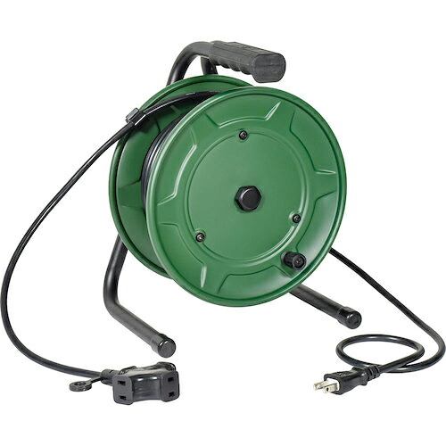 【SALE価格】NICHIDO 電工ドラム 100V 屋内型 のびーる 深緑マット アース無し 10m ( FB10S-OG ) 【40台セット】