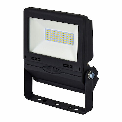 【SALE価格】NICHIDO フラットライト20W 常設用 黒 【電球色】 ( LJS-FH20D-BK-25K )