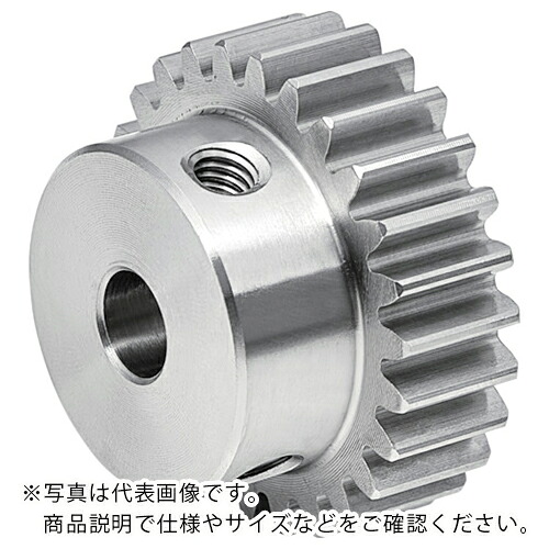 KG ( 協育歯車工業 ) ステンレス平歯車 S1SU 72B*0610 形状B1 モジュール1 歯数72 歯幅6mm 穴径Φ10mm ( S1SU 72B-A-0610 )