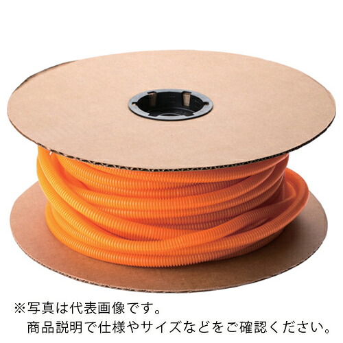 PANDUIT ( パンドウイット ) コルゲートチューブ ポリエチレン スリット付き黒 内径16.9mm 30.48m ( CLT62F-C3 ) パンドウイットコーポレーション 【メーカー取寄】