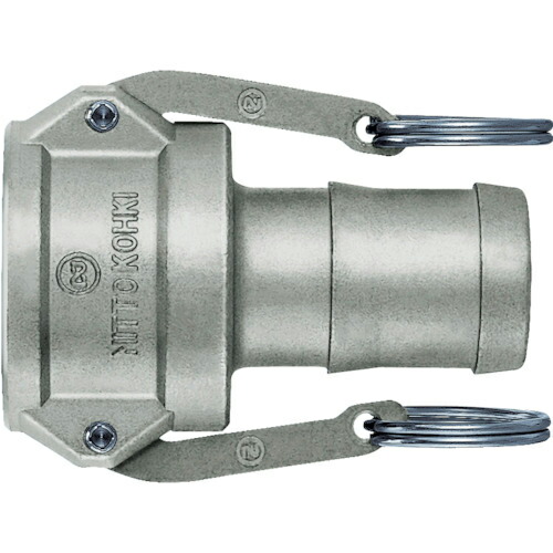日東 ( 日東工器 ) レバーロックカプラ(ホース取付用) 適合ホースサイズ:1 1/2インチ ( LC-12TSH-SUS )
