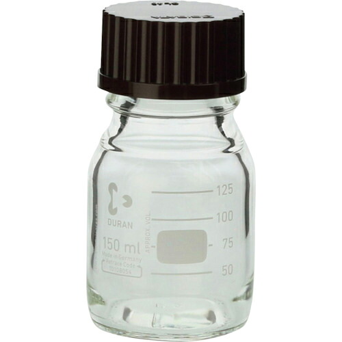 SIBATA ( 柴田科学 ) 耐熱ねじ口びん 赤キャップ付 150mL 10入 ( 017200-1501A ) 【10個セット】 【メーカー取寄】