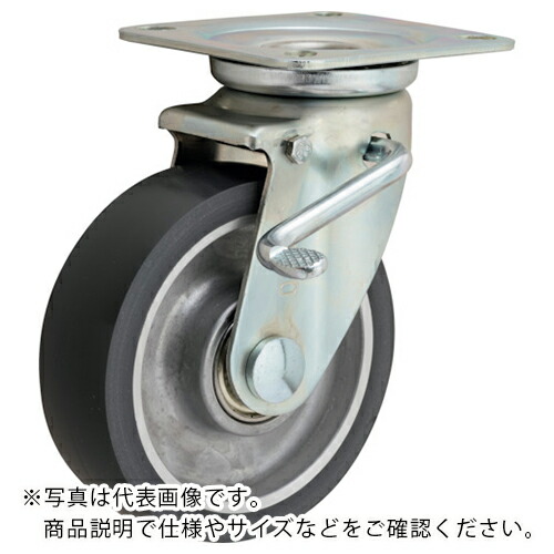 イノアック ( イノアック拷問台 ) 引っ張ること手押し車及び汚れた状態打つ手用キャスター 軽銀芯金手合い 回転させる金具付 ダブルストッパー付 ウレタン ( CFU-130AWJS ) その他-DIY・工具-花・ガーデン・DIY