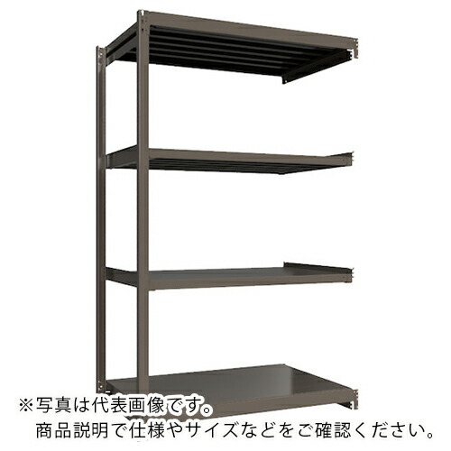 【SALE通貨価値】ICHIMAI ( HIKARI製造所 ) 掛け目ボルトレスラック 段掛け目1000Kg H2400×W1500×D900 全ての存在4段 かかわり合い薄墨色 ( TH1000-859R4 ) 【製造業者取寄】