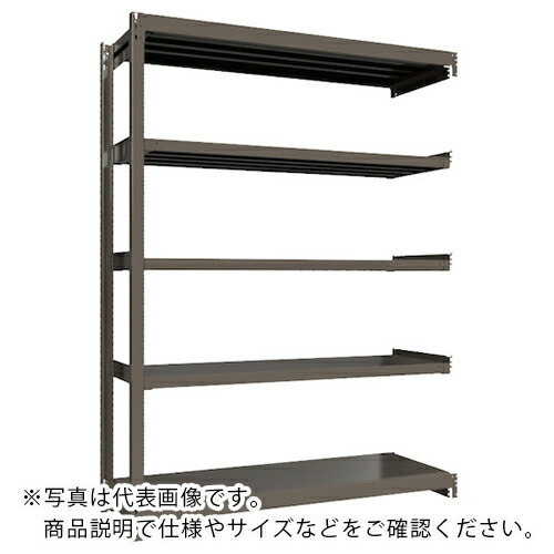 ICHIMAI ( HIKARI製造所 ) 掛け目ボルトレスラック 段掛け目1000Kg H2400×W1800×D600 全ての存在5段 かかわり合い薄墨色 ( TH1000-866R5 ) 【製造業者取寄】