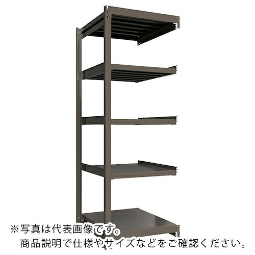ICHIMAI ( HIKARI製作所 ) 重量ボルトレスラック 段荷重1000Kg H2400×W900×D900 天地5段 連結グレー ( TH1000-839R5 ) HIKARI製作所(株) 【メーカー取寄】