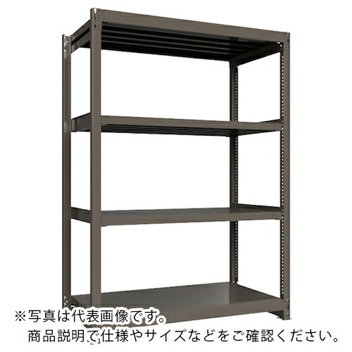 ICHIMAI ( HIKARI製作所 ) 重量ボルトレスラック 段荷重1000Kg H2100×W1500×D750 天地4段 単体グレー ( TH1000-757T4 ) HIKARI製作所(株) 【メーカー取寄】