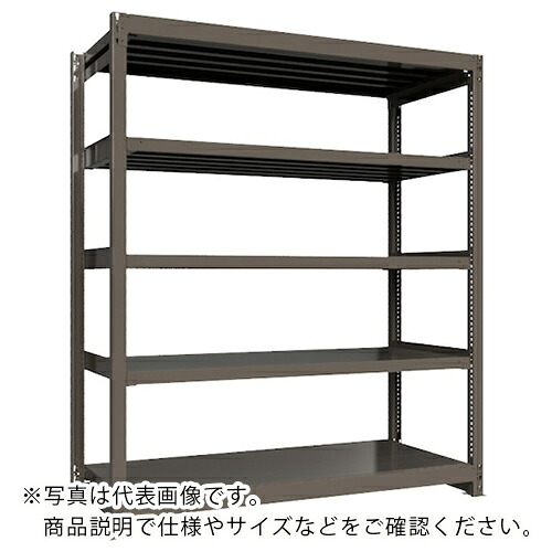 ICHIMAI ( HIKARI製作所 ) 重量ボルトレスラック 段荷重1000Kg H2100×W1800×D750 天地5段 単体グレー ( TH1000-767T5 ) HIKARI製作所(株) 【メーカー取寄】 116,240円