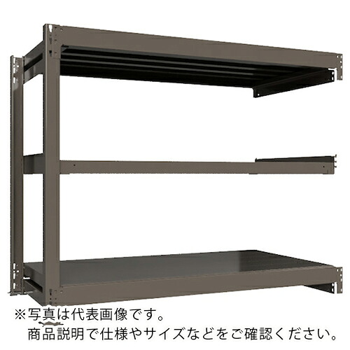 ICHIMAI ( HIKARI製作所 ) 重量ボルトレスラック 段荷重1000Kg H1200×W1500×D750 天地3段 連結グレー ( TH1000-457R3 ) HIKARI製作所(株) 【メーカー取寄】