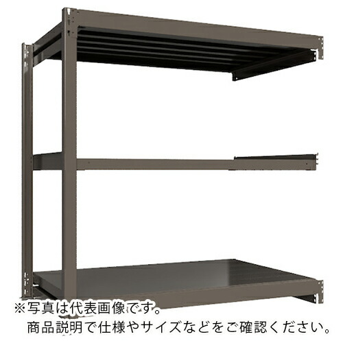 ICHIMAI ( HIKARI製造所 ) 掛け目ボルトレスラック 段掛け目1000Kg H1500×W1500×D900 全ての存在3段 繋ぎ合わせる薄墨色 ( TH1000-559R3 ) 【製造業者取寄】