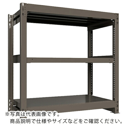 ICHIMAI ( HIKARI製作所 ) 重量ボルトレスラック 段荷重1000Kg H1200×W1200×D600 天地3段 単体グレー ( TH1000-446T3 ) HIKARI製作所(株) 【メーカー取寄】