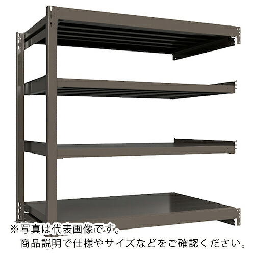 ICHIMAI ( HIKARI製作所 ) 重量ボルトレスラック 段荷重1000Kg H1500×W1500×D900 天地4段 連結グレー ( TH1000-559R4 ) HIKARI製作所(株) 【メーカー取寄】