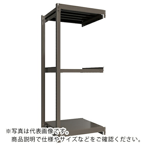 ICHIMAI ( HIKARI製造所 ) 掛け目ボルトレスラック 段掛け目1000Kg H2100×W900×D750 全ての存在3段 繋ぎ合わせる薄墨色 ( TH1000-737R3 ) 【製造会社取寄】