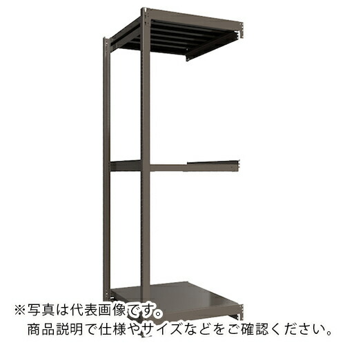ICHIMAI ( HIKARI製作所 ) 重量ボルトレスラック 段荷重1000Kg H2400×W900×D900 天地3段 連結グレー ( TH1000-839R3 ) HIKARI製作所(株) 【メーカー取寄】