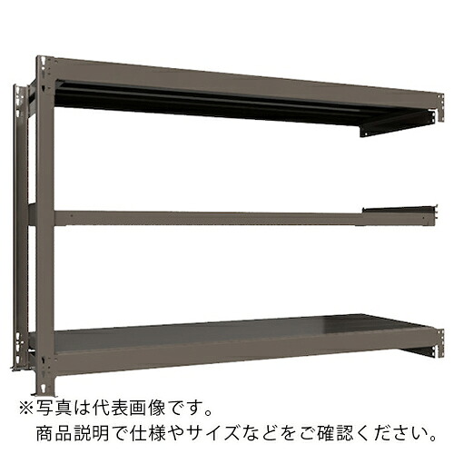 ICHIMAI ( HIKARI製作所 ) 重量ボルトレスラック 段荷重1000Kg H1200×W1800×D600 天地3段 連結グレー ( TH1000-466R3 ) HIKARI製作所(株) 【メーカー取寄】