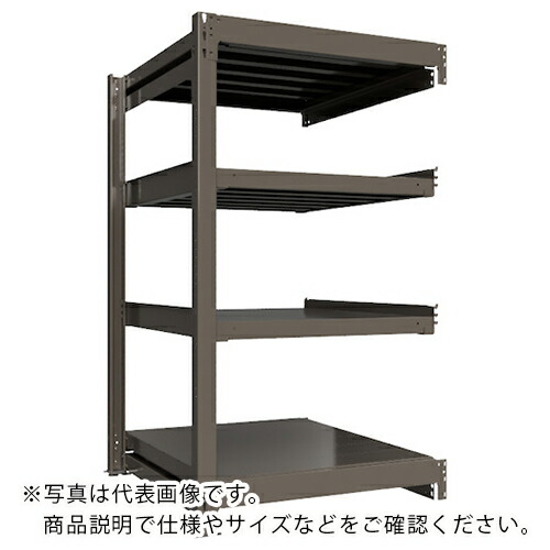 ICHIMAI ( HIKARI製作所 ) 重量ボルトレスラック 段荷重1000Kg H1500×W900×D900 天地4段 連結グレー ( TH1000-539R4 ) HIKARI製作所(株) 【メーカー取寄】