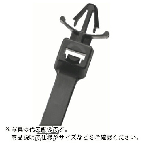 PANDUIT ( パンドウイット ) 押し込みタイプナイロン結束バンド 耐熱性黒 (500本入) ( PLWP1M-D30 ) 【2袋セット】 パンドウイットコーポレーション 【メーカー取寄】