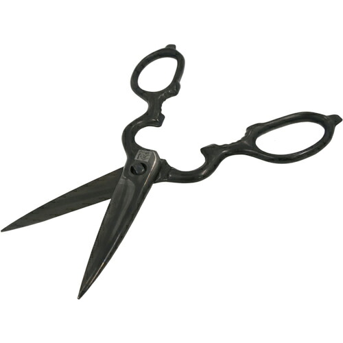 【SALE必要経費】グリーンクロス 剣謙心勝手もと鋏 KS-1 黒仕上 19150003 ( 6300023966 ) 【製造業者取寄】