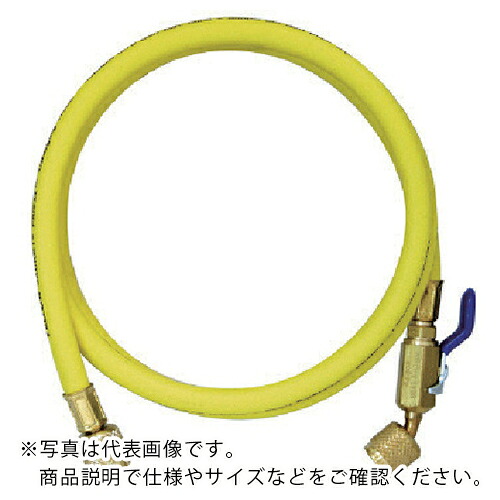 【SALE通貨価値】Asada ( アサダ ) R410A用チャージングホースプラス2 どんぶり鉢弁膜付 92糎 黄 ( Y29003 ) 【製造業者取寄】