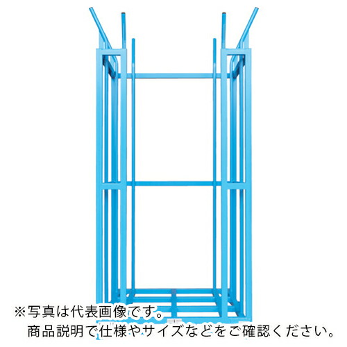 ワコーパレット ネスティングラック パレットセイリ 間口1478×奥行1278×高さ2960mm ブルー ( WPS-13 ) (株)ワコーパレット 【メーカー取寄】 121,353円