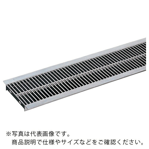 奥岡 ( 奥岡製造所 ) ステンレス鋼製 U字溝用 グレーチング 溝幅200用 P15 ノン横すべり ( OSU4-NS 25-20C(P15) ) 【製造業者取寄】